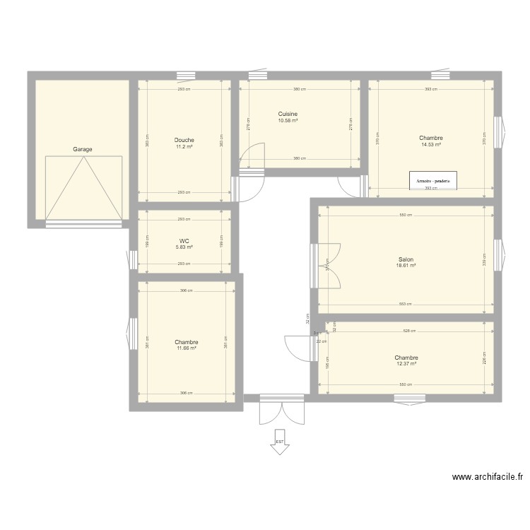 Maison RH. Plan de 0 pièce et 0 m2