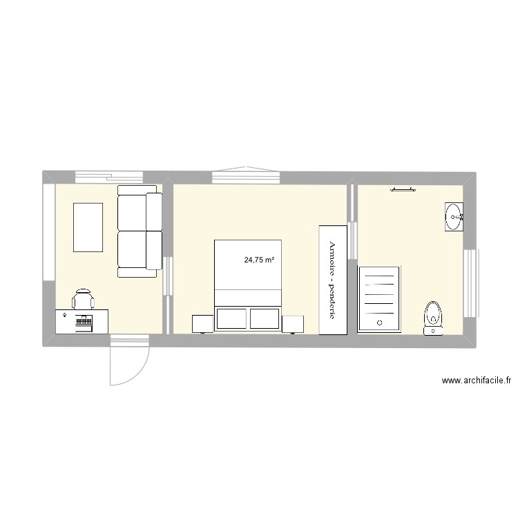 Extension IMONT. Plan de 0 pièce et 0 m2