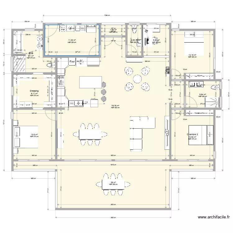 maison miri. Plan de 