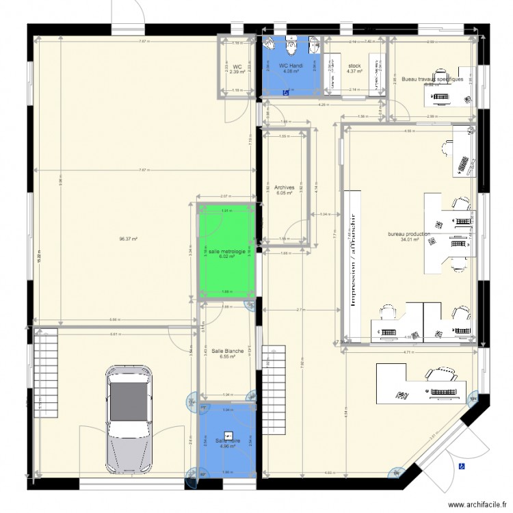 RDC version Réel. Plan de 0 pièce et 0 m2