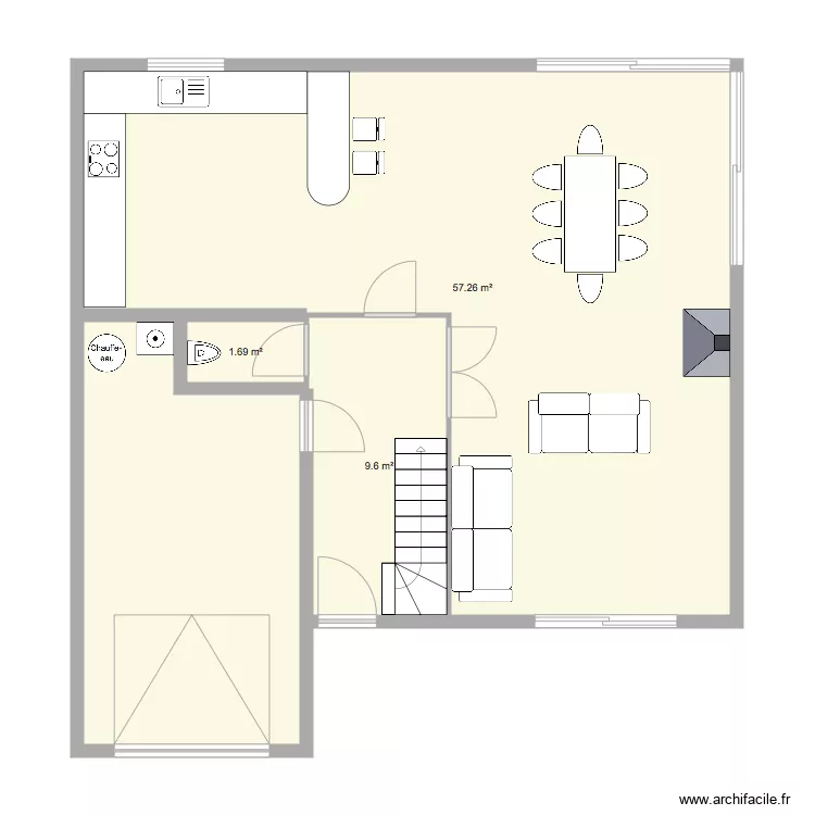 maison bretagne. Plan de 