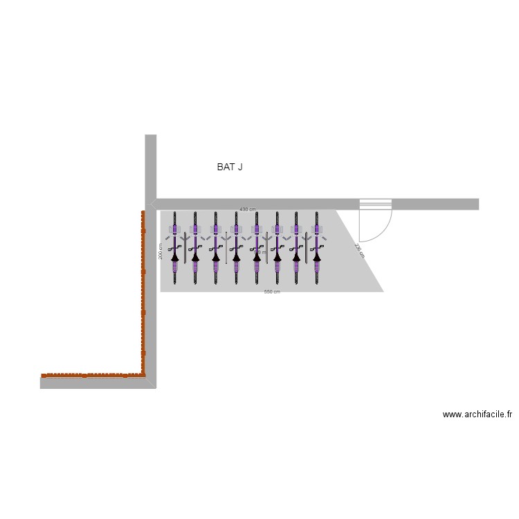 7) BAT J Bas - MENIMUR. Plan de 0 pièce et 0 m2