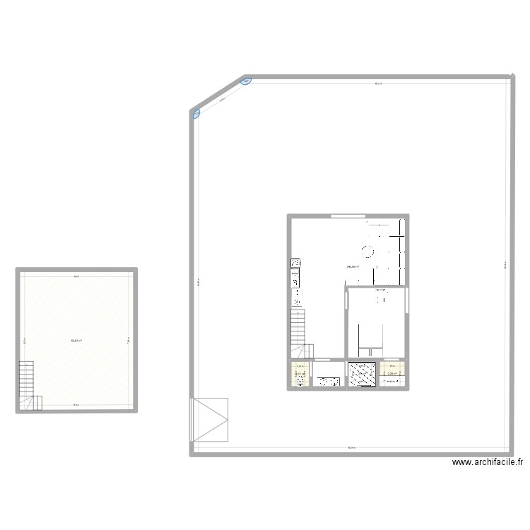 bungalow ZANZIBAZ. Plan de 5 pièces et 452 m2