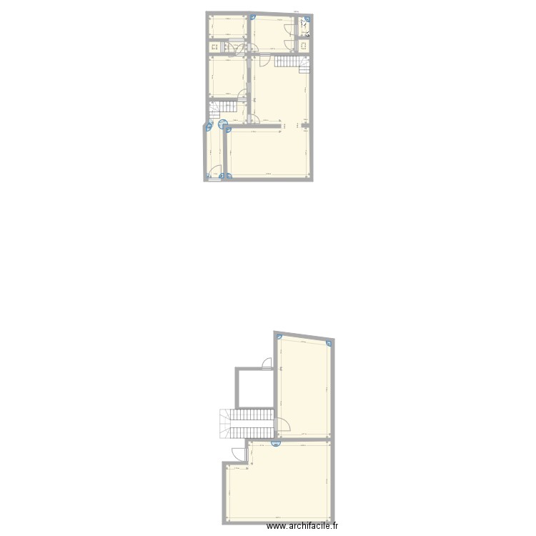 RDC cloutiers. Plan de 0 pièce et 0 m2