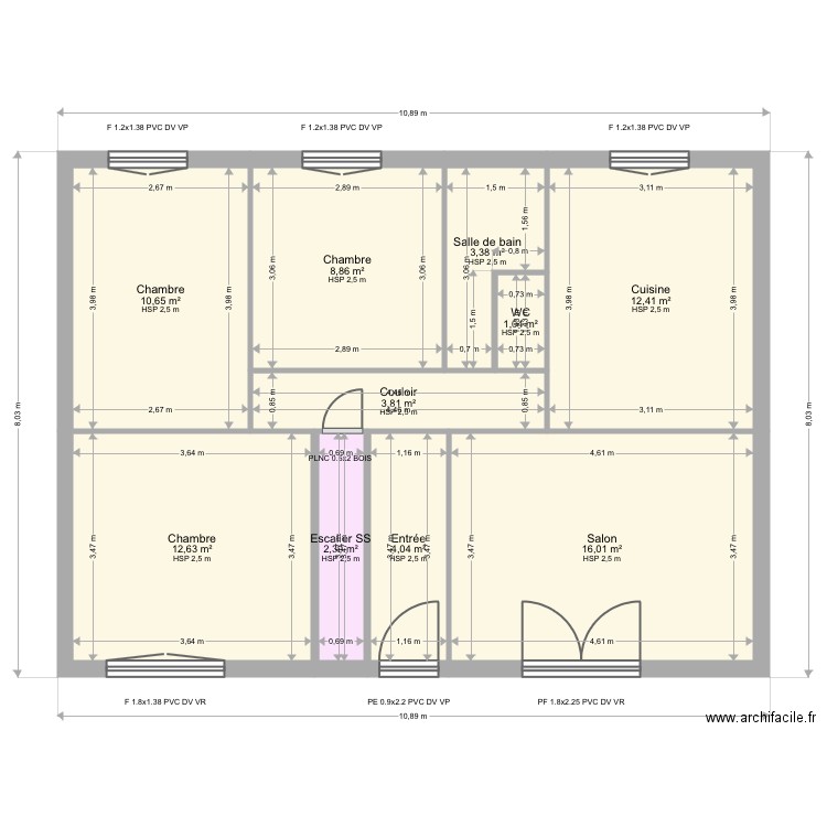 Marsouin. Plan de 0 pièce et 0 m2
