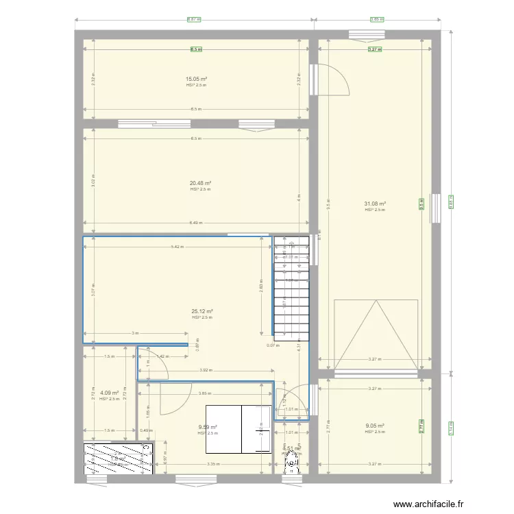 OZERAILLES 2. Plan de 