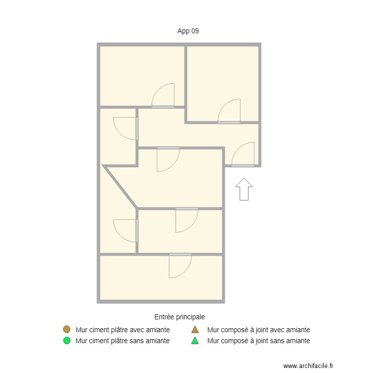 257 app 09. Plan de 0 pièce et 0 m2