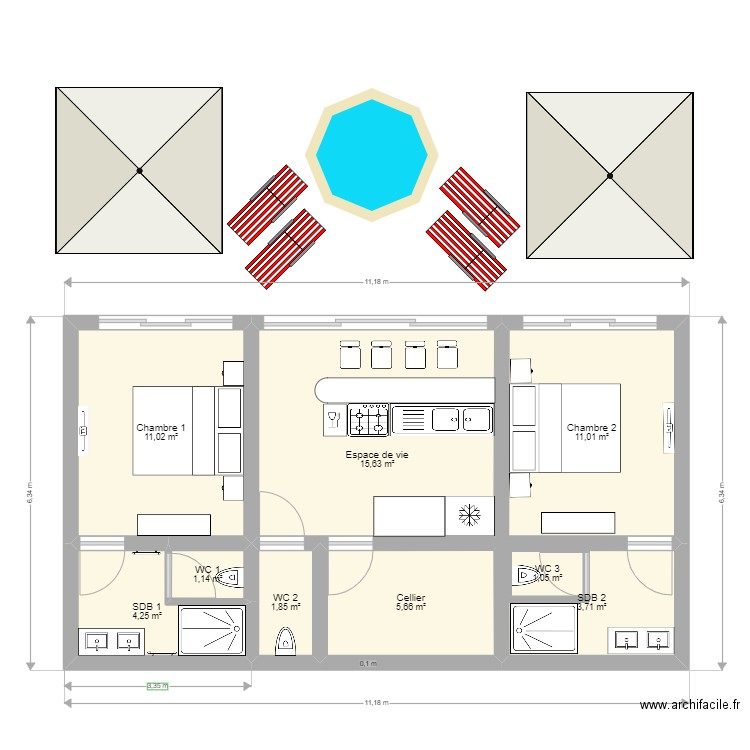 Luxe Coco Hoel 1. Plan de 0 pièce et 0 m2