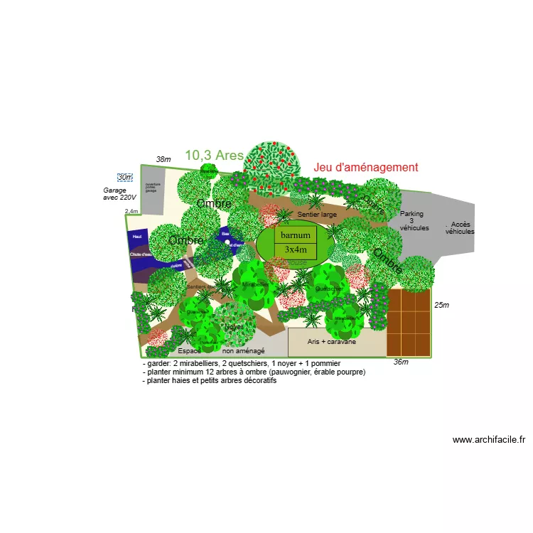 Projet verger Emilie 05. Plan de Projet verger Emilie 05. Plan de