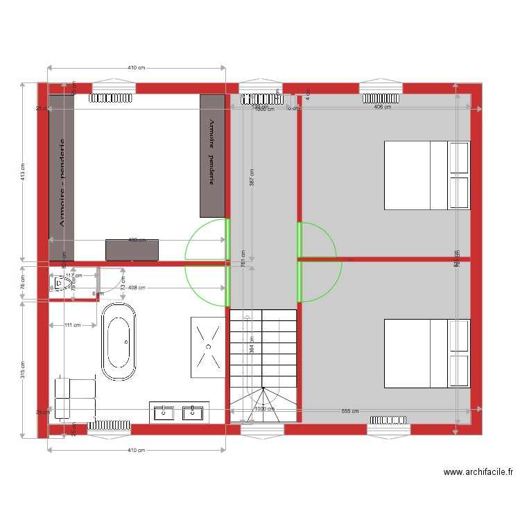 etage orville. Plan de 0 pièce et 0 m2