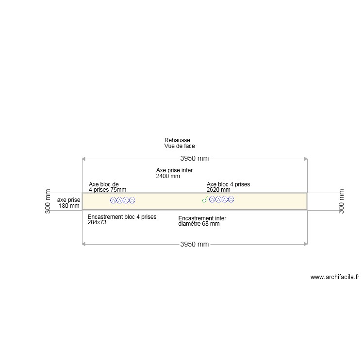 Réhausse . Plan de 0 pièce et 0 m2