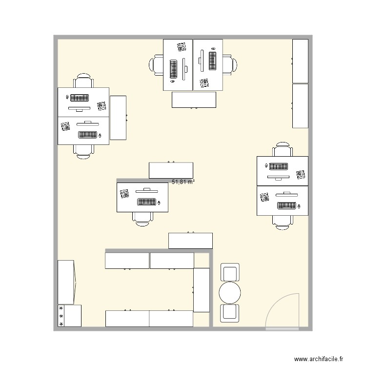 BUREAU. Plan de 0 pièce et 0 m2