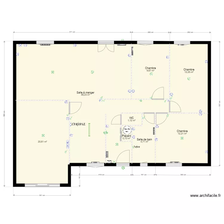 Breteuil &eacute;tat actuel ELEC. Plan de 