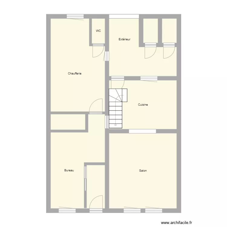 Croquis CRABEY. Plan de 