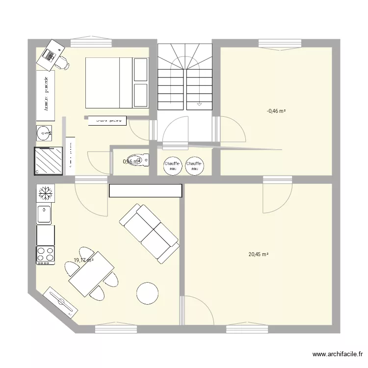 Abbaye 32 Zarbi. Plan de 