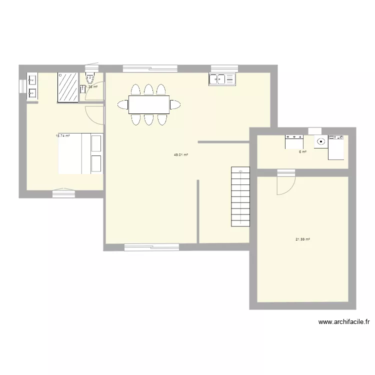 Plan RDC Nouvelle maison . Plan de 