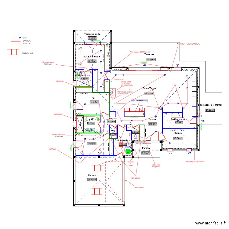 M.FARHO et M.ESTERLE. Plan de 0 pièce et 0 m2