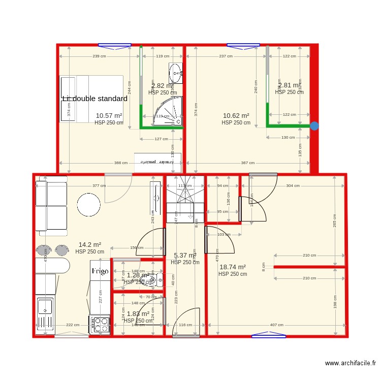 appt 02. Plan de 0 pièce et 0 m2