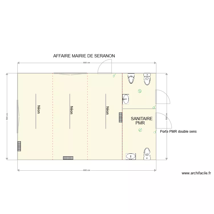 AFFAIRE MAIRIE DE SERANON. Plan de 