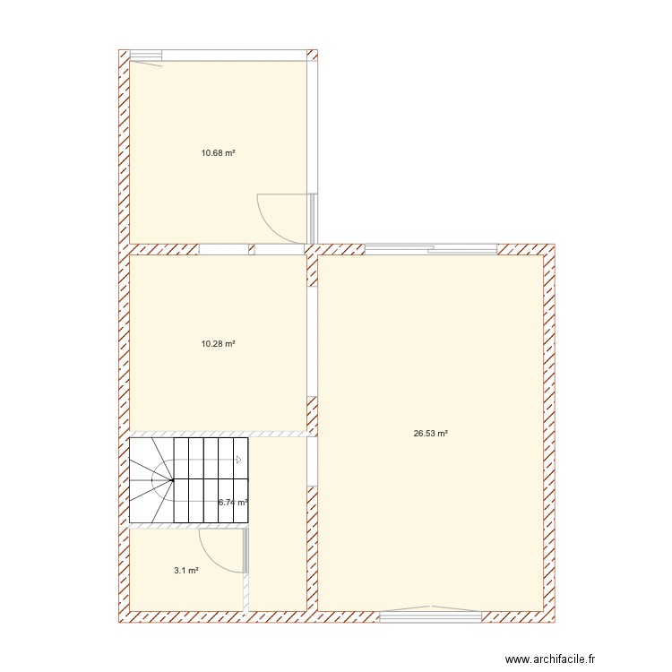 rdc isa. Plan de 0 pièce et 0 m2