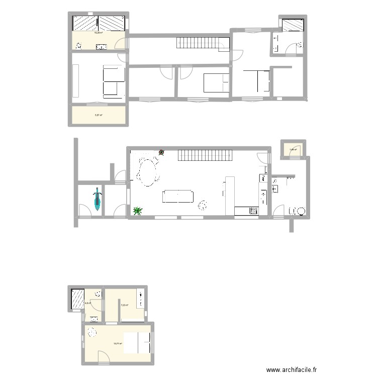 buairide. Plan de 0 pièce et 0 m2