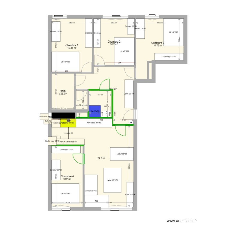 Hermitage grand salon. Plan de 0 pièce et 0 m2