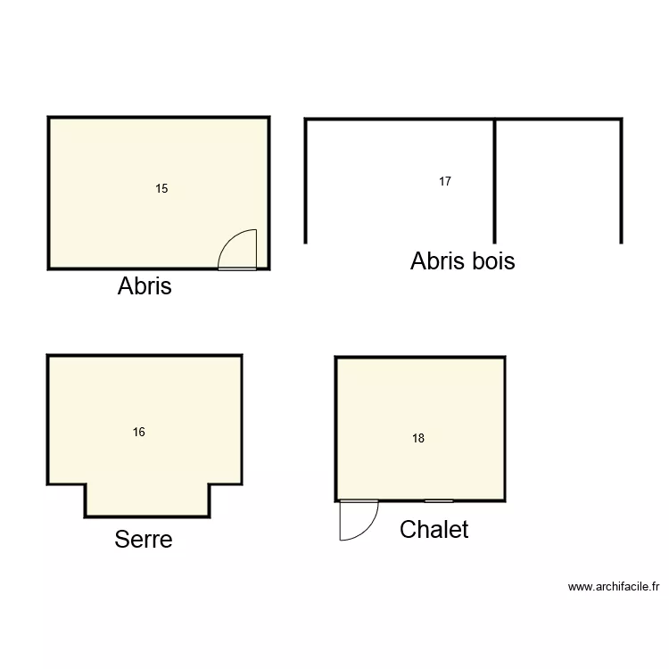 195240 BILLANT. Plan de 