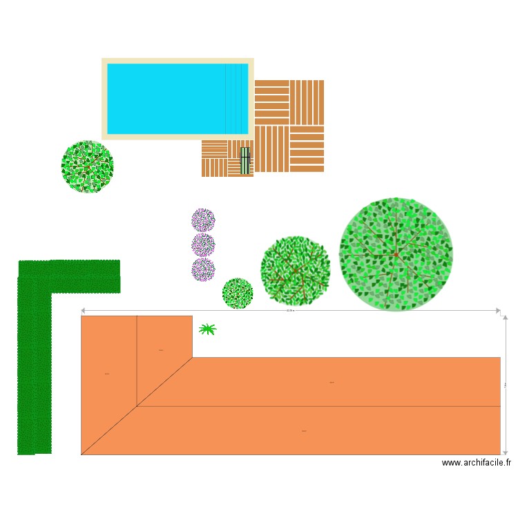 Extérieur. Plan de 0 pièce et 0 m2