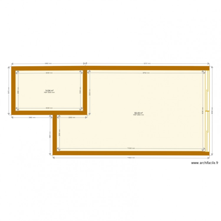 Le Tertre Plan du Lot deux. Plan de 0 pièce et 0 m2