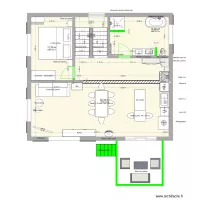 Maison Cort&eacute;bert  Rez de chauss&eacute; avec modif