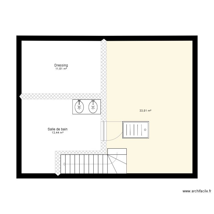 Grenier 1. Plan de 0 pièce et 0 m2