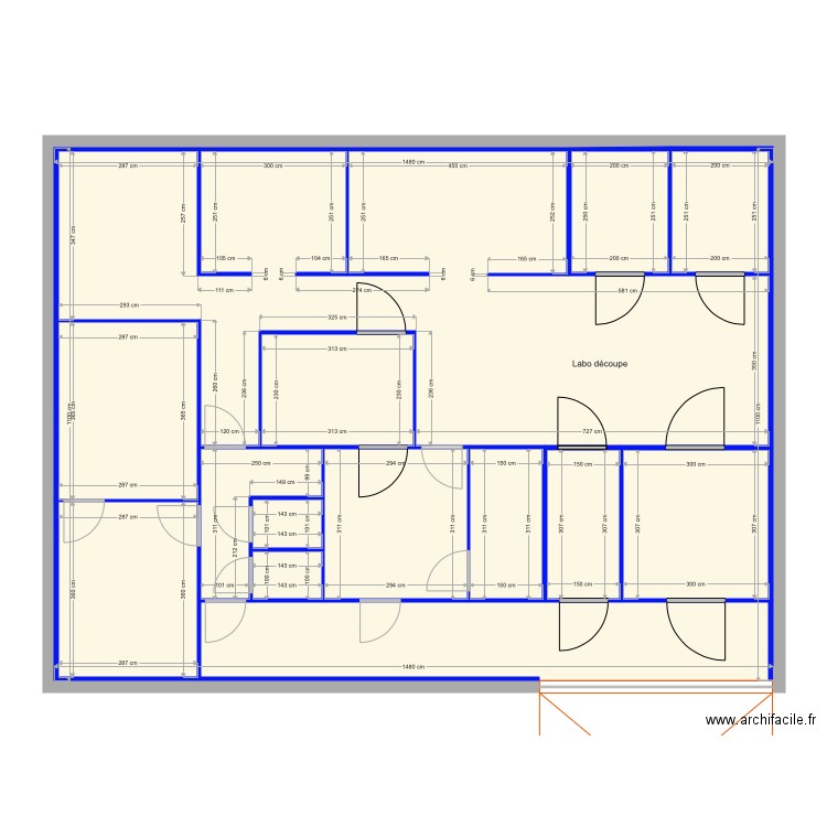 Labo découpe Bezonne . Plan de 0 pièce et 0 m2