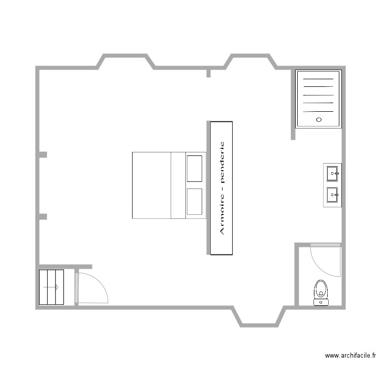 Dussac Sdb 1. Plan de 0 pièce et 0 m2