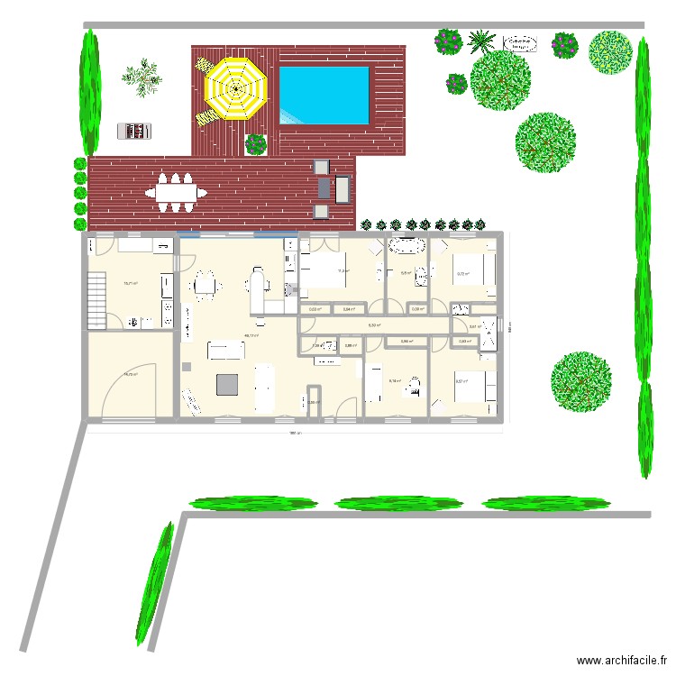 Maison. Plan de 0 pièce et 0 m2