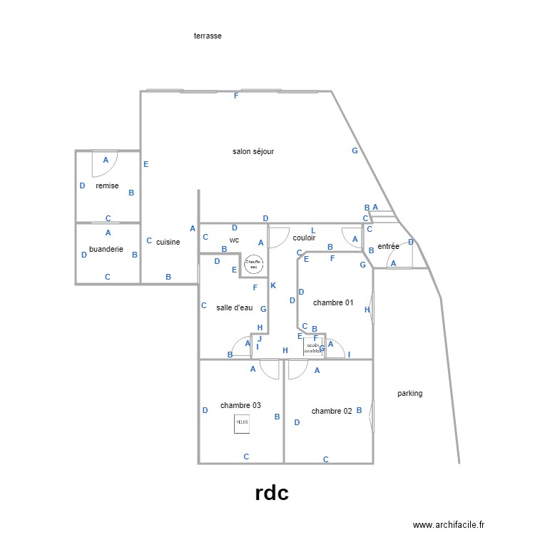 guibert PB. Plan de 0 pièce et 0 m2