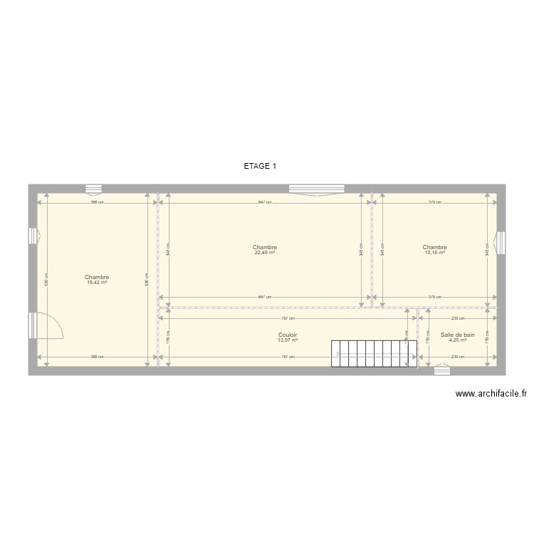 SAVINEL. Plan de 7 pièces et 147 m2