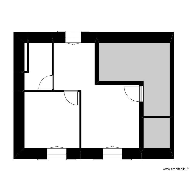 HOUBEN. Plan de 6 pièces et 40 m2