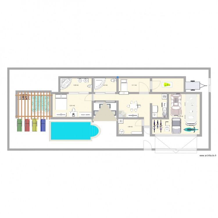 maison clement . Plan de 0 pièce et 0 m2