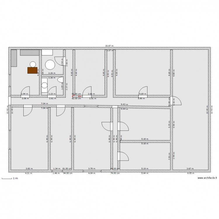 Amenagement garderie. Plan de 0 pièce et 0 m2