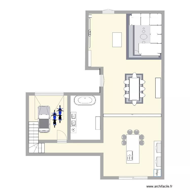 ma maison plutard. Plan de 