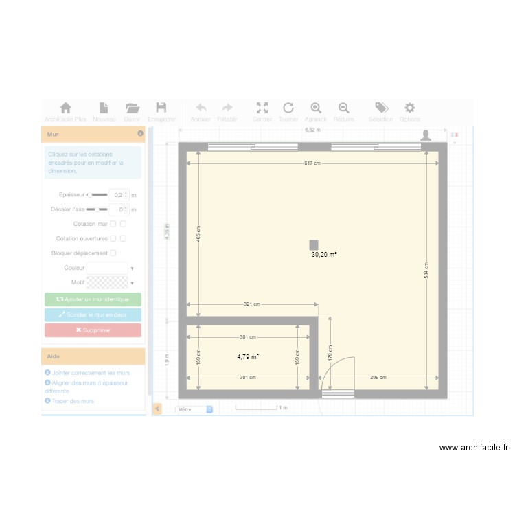 la casetta. Plan de 0 pièce et 0 m2