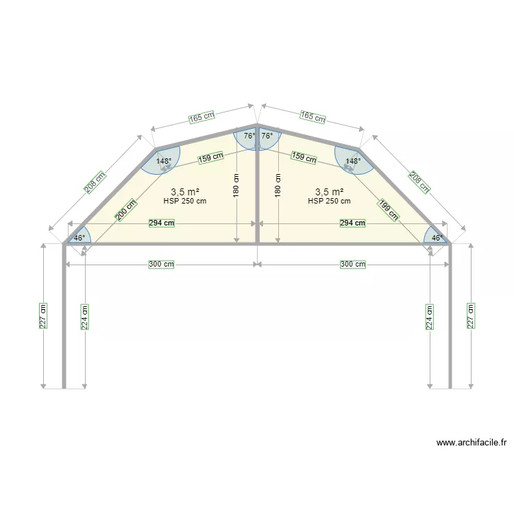 arceau serre maison2. Plan de 