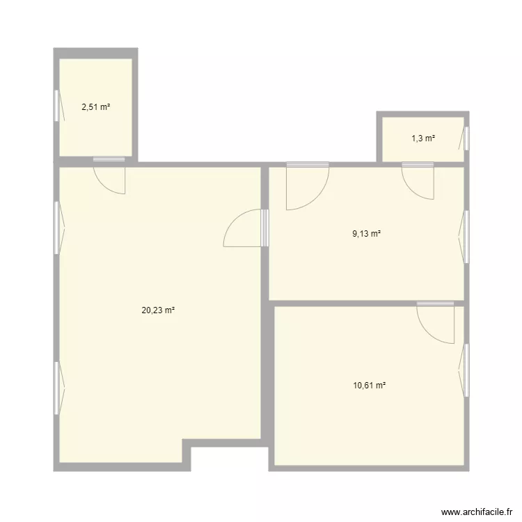 Appart STO v1. Plan de 