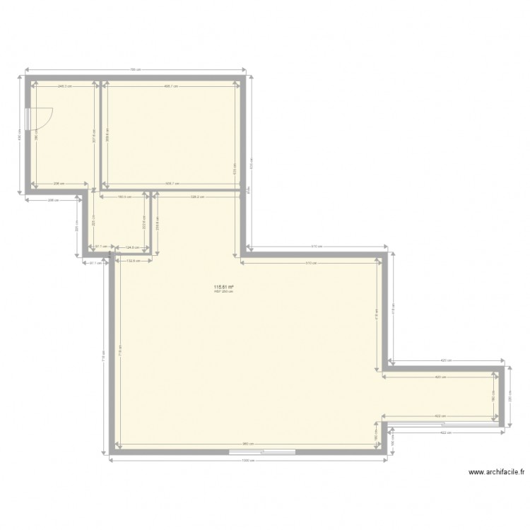 local morieres v2. Plan de 0 pièce et 0 m2