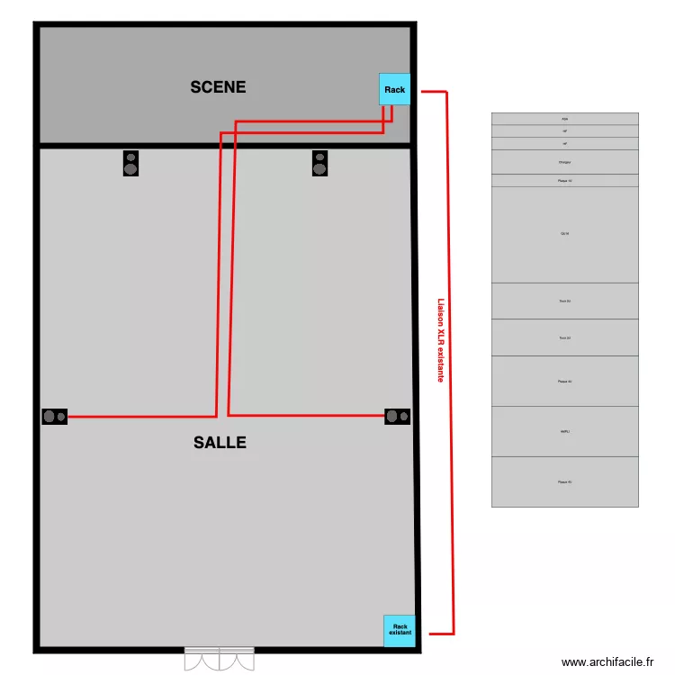 Fixe Collex Bossy. Plan de 