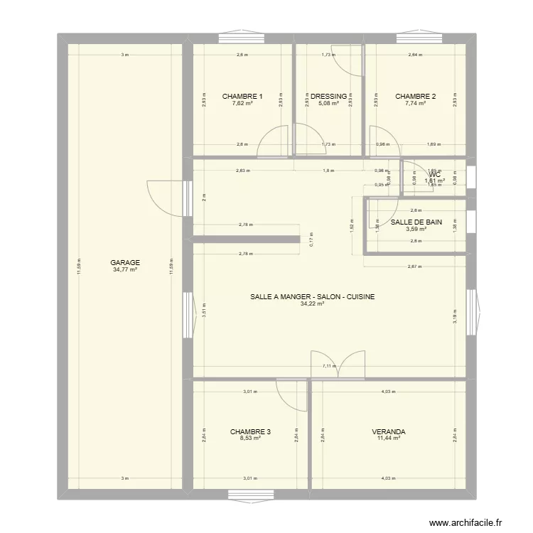 131 CHEMIN JEAN LECLERC. Plan de 