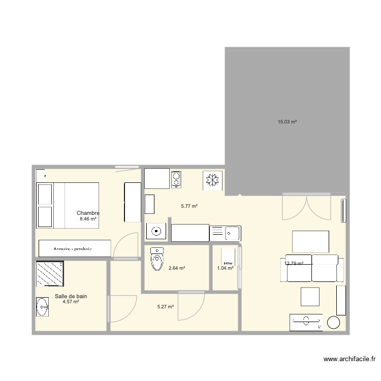 Appart Tours. Plan de 0 pièce et 0 m2