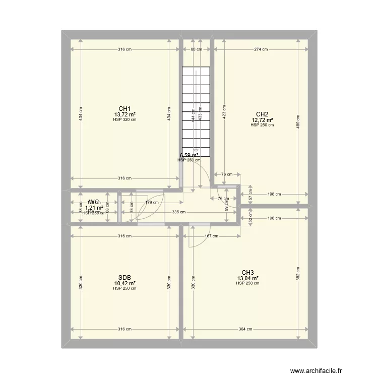 CARRERE étage. Plan de CARRERE étage. Plan de