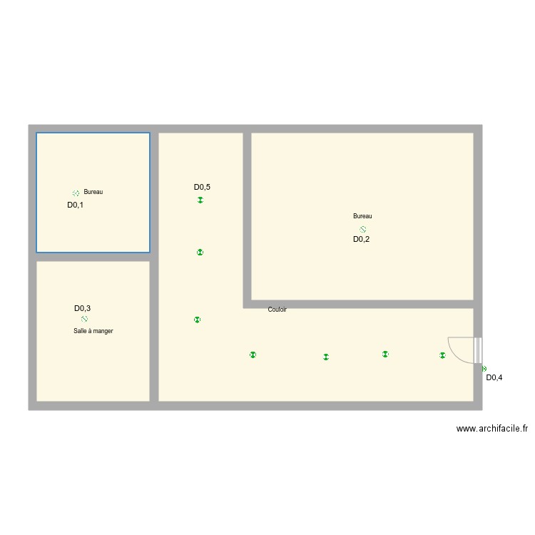 demo TBCC 1. Plan de 4 pièces et 106 m2