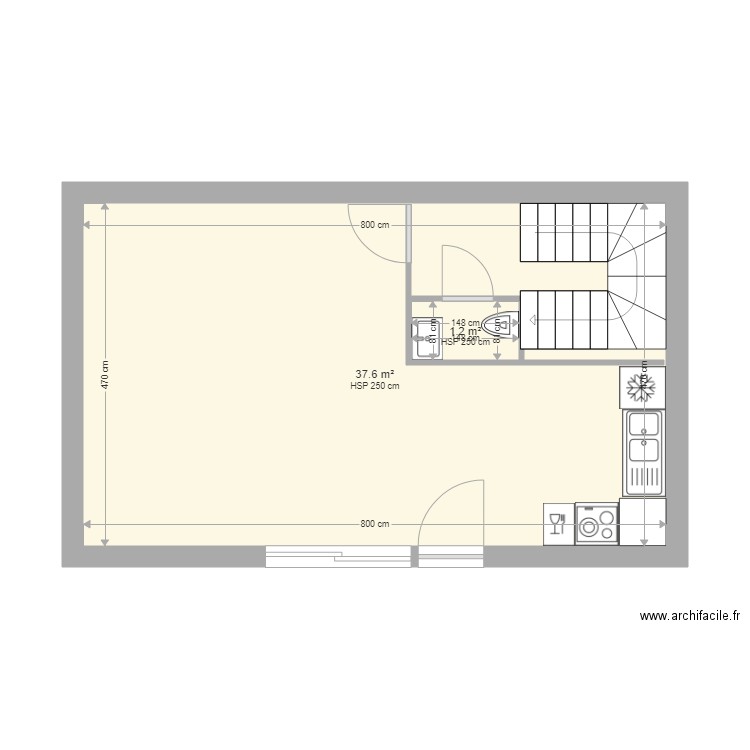 Duplex B. Plan de 0 pièce et 0 m2